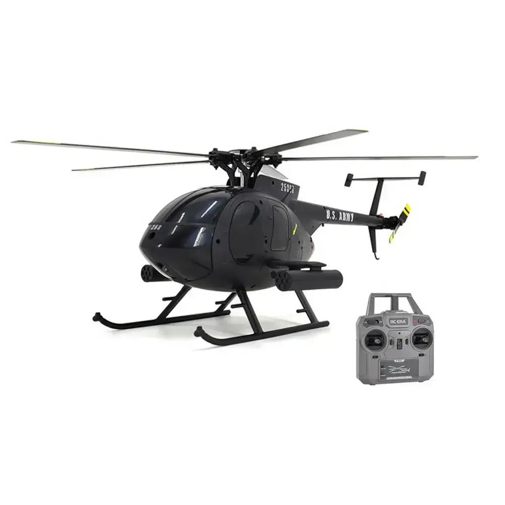 AFX MD500E VOJENSKÝ BEZKOMUTÁTOROVÝ 4KANÁLOVÝ 325MM VRTULNÍK 6G RTF černý