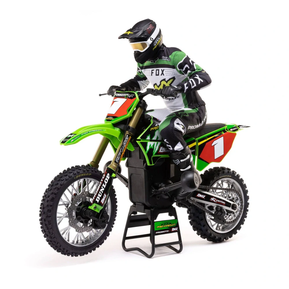Losi Promoto-MX 1:4 RTR Pro Circuit zelený