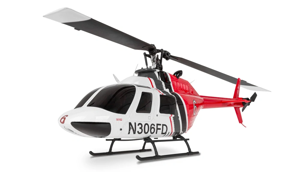 Bell 206 PRO bezkomutátorový CP vrtulník 6kanálový 6G RTF