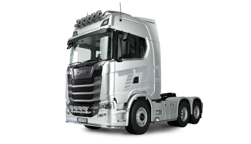 Tahač Scania 770 S 6x6 1:14 RTR stříbrný