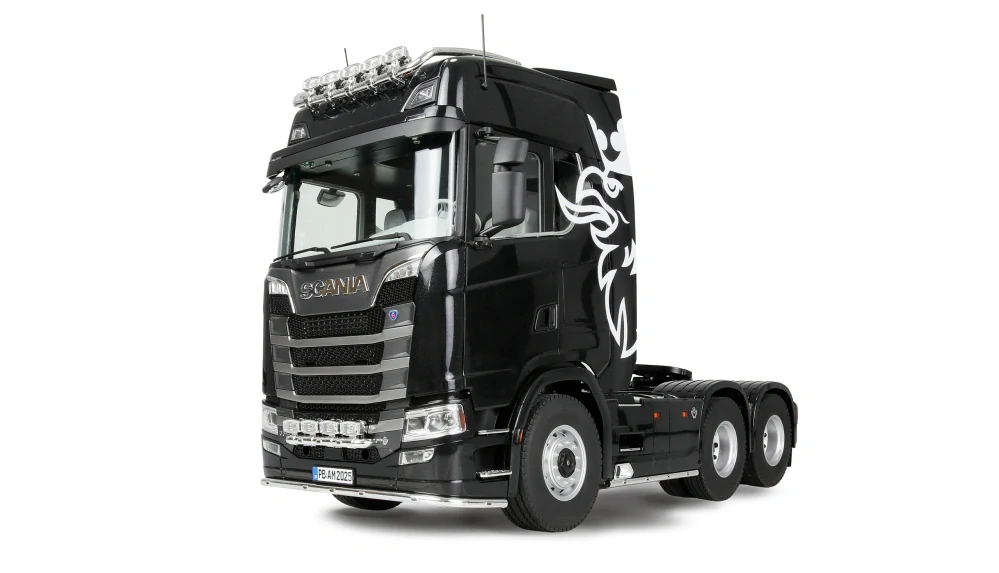 Tahač Scania 770 S 6x6 1:14 RTR černý