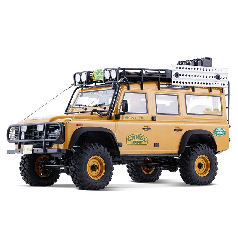Land Rover Defender 110 FCX10 Scaler ARTR (RS) v měřítku 1/10 - žlutá