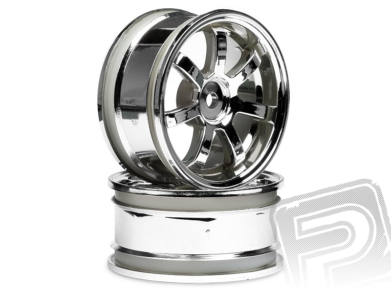 HPI3574Disky MAG7 26mm chromové ( 0mm OFF SET) 