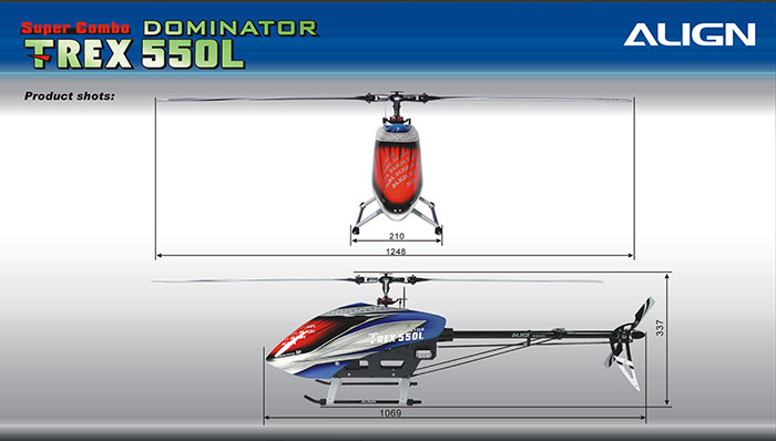 T-REX 550L Dominator Super Combo Novinka