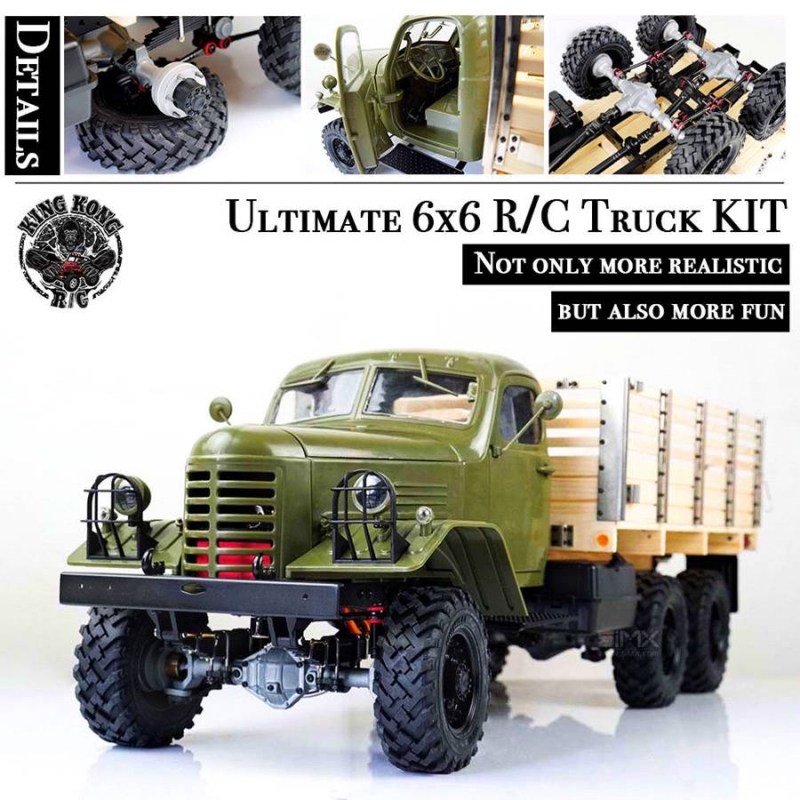 KingKong RC Truck Kit CA30, ZIS / ZIL-151 6x6, 1:12
