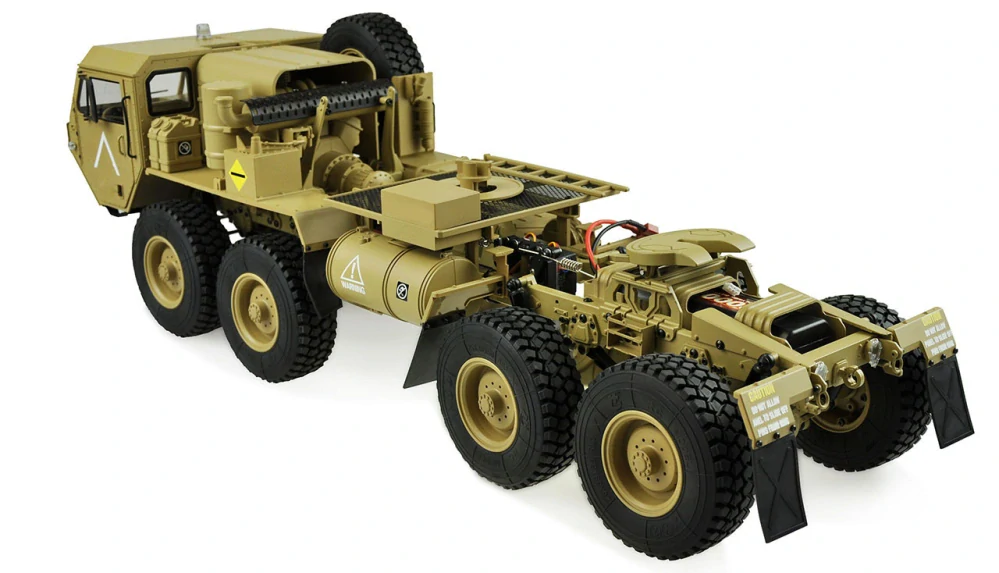 MilitaryTruck Oskosh 1:12 RTR pískový 8x8