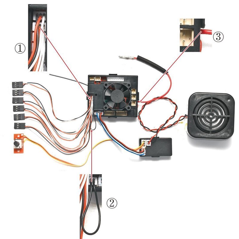 Kompletní sada RC rádiového dálkového ovladače 2,4 GHz