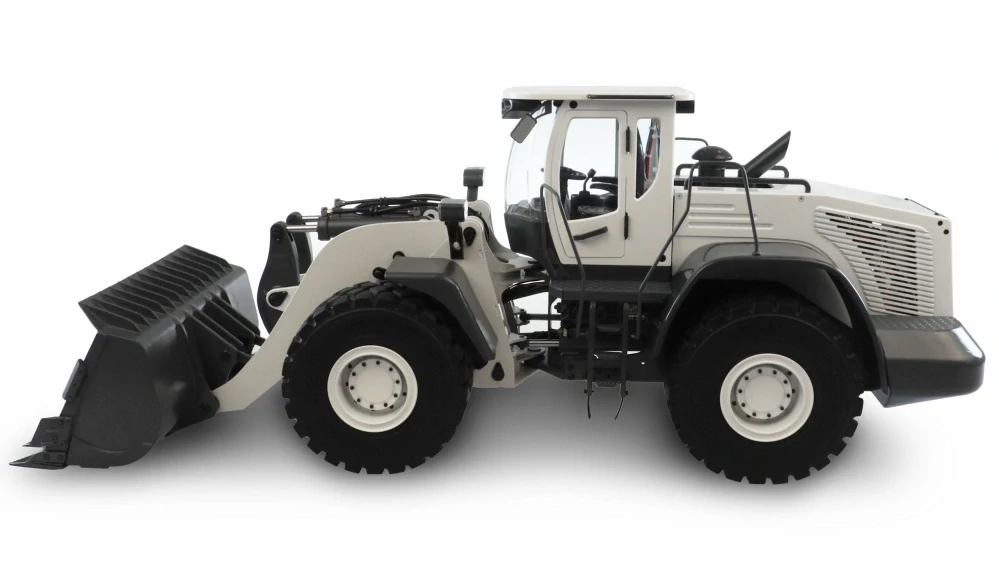 HYDRAULICKÝ KOLOVÝ NAKLADAČ G211H 1:14, KOVOVÝ RTR bilý