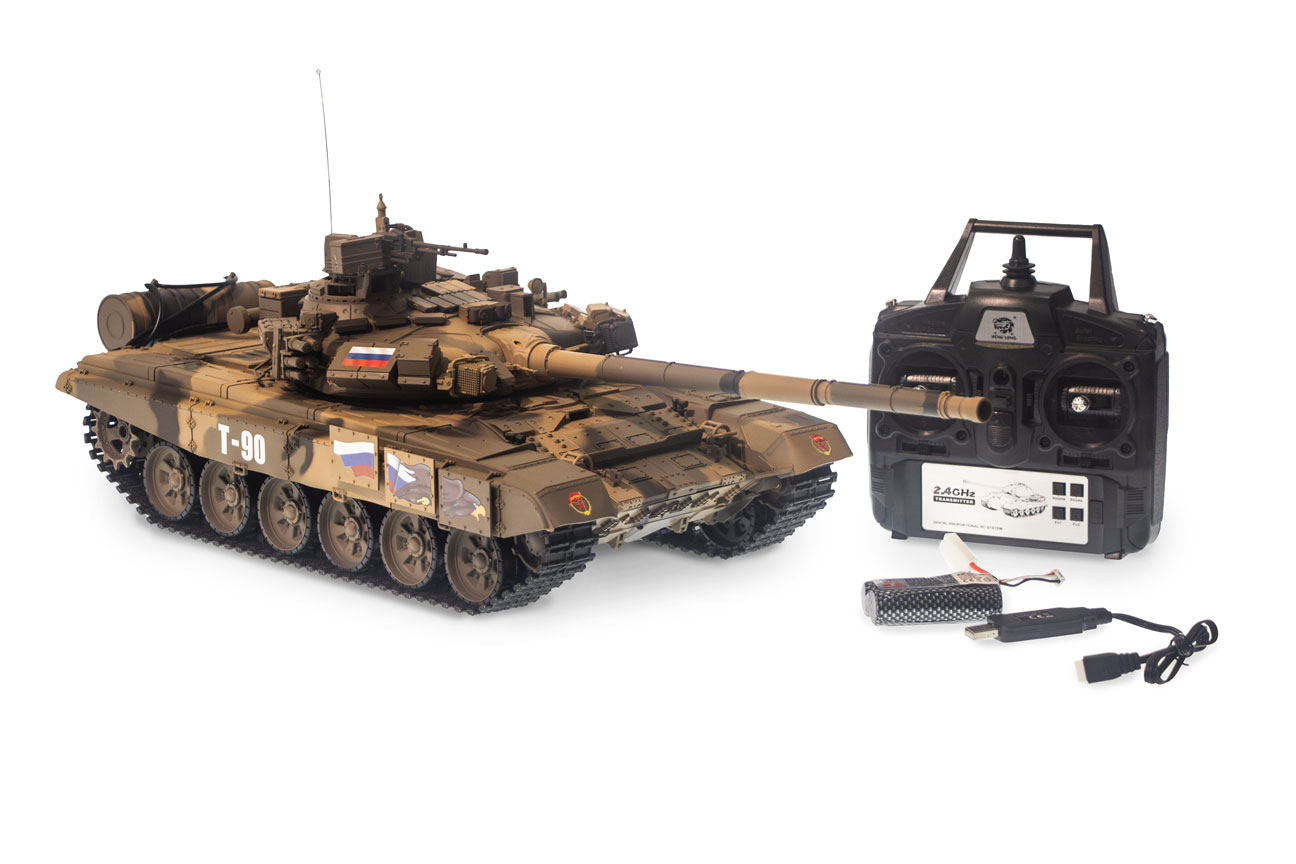 Upgrade verze V7 ruský tank T-90 1:16