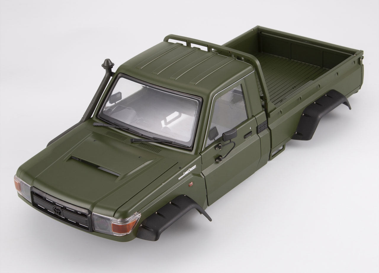 Sada karoserie Toyota Land Cruiser 70 s vojenskou zelenou barvou pro TRX-4