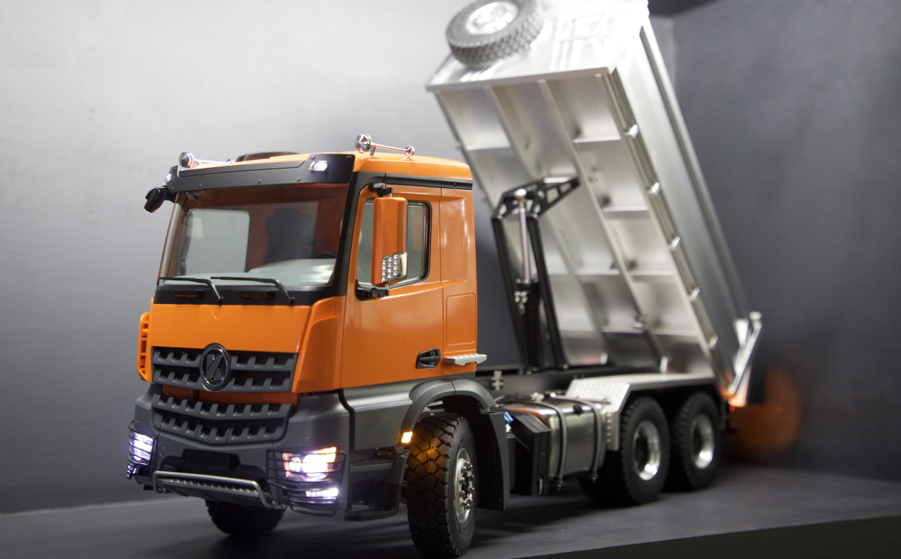 Huina Kabolite K3364 1:14 RC hydraulický sklápěč 2,4 GHz  sklápěč oranžový