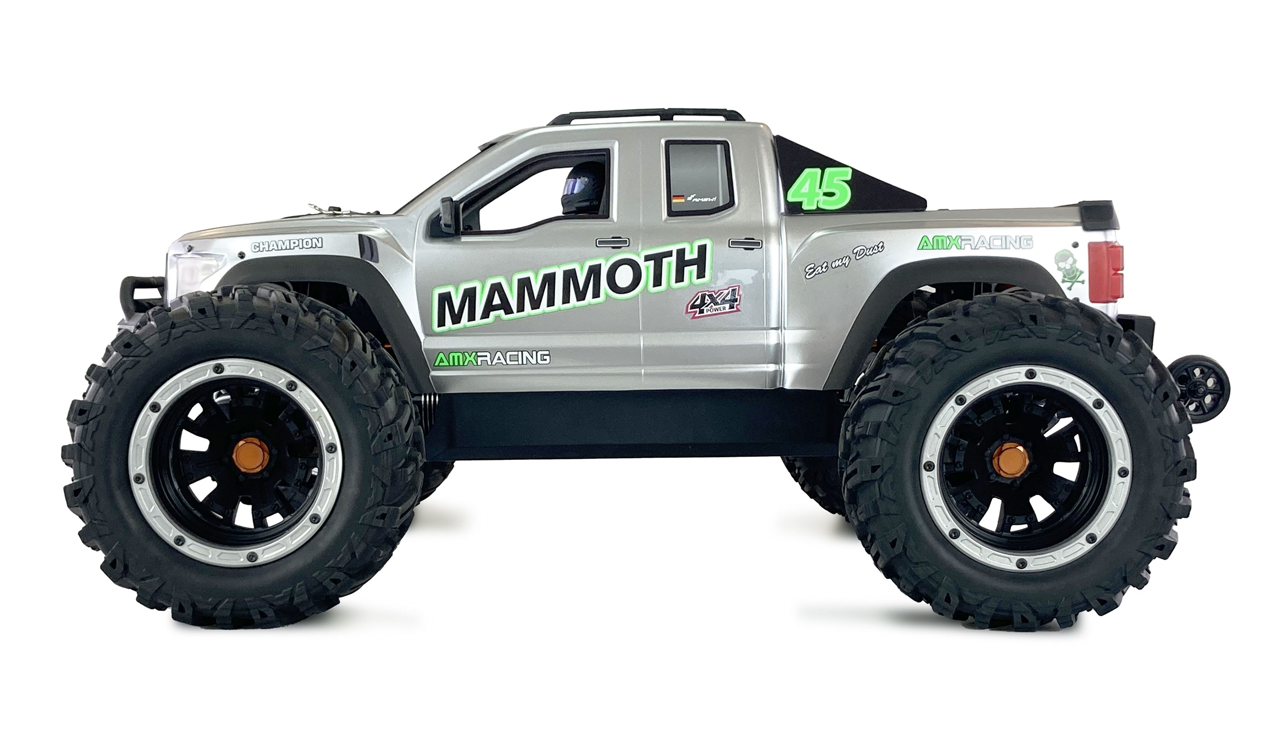 AMXRACING MAMMOTH MONSTER TRUCK 1:7 4WD 6S ARTR STŘÍBRNÁ