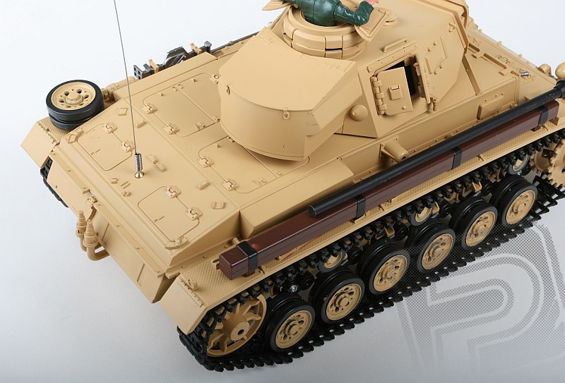 RC tank 1:16 Tauch PANZER III Ausf. H kouř. a zvuk. efekty