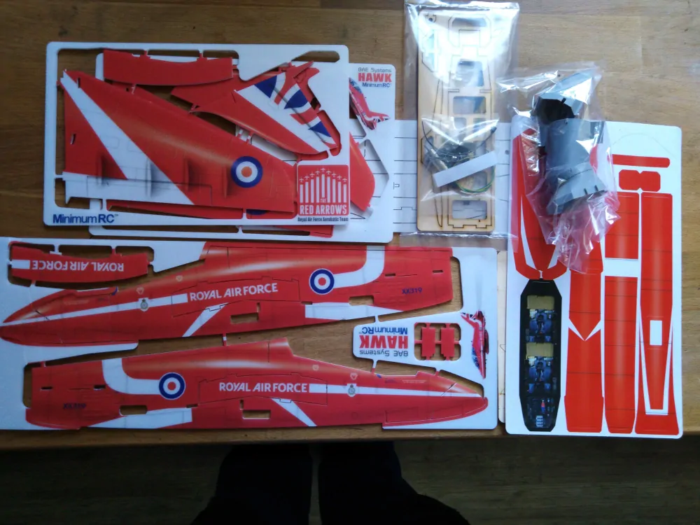BAE Hawk Red Arrow 30mm EDF 1S 380mm