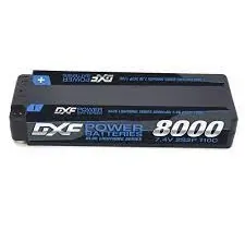 Lipo Battery DFX 2S 7,4V 8000mAh 110C/220C Hardcase