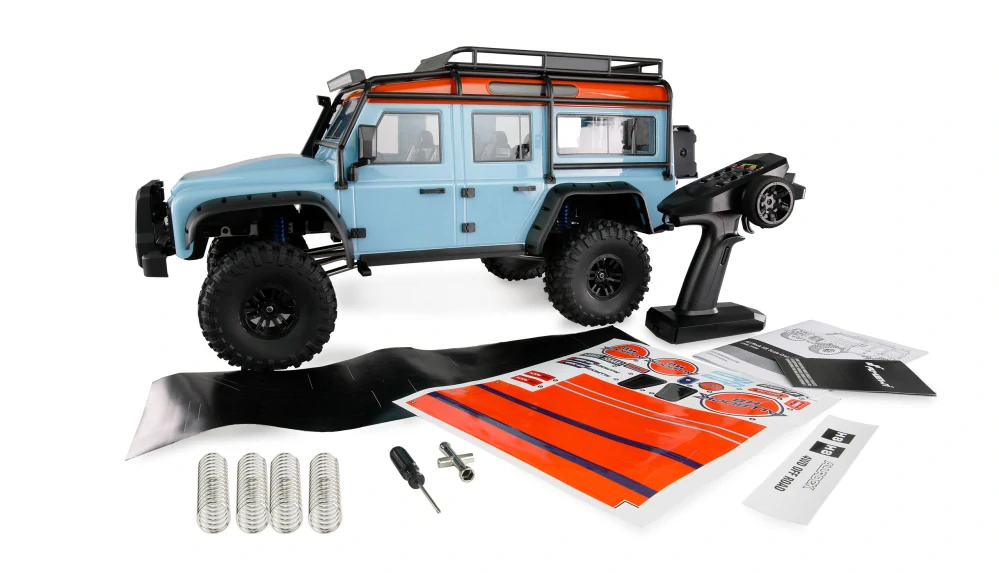 ALLRock H8 Scale Crawler bezkartáčový 1:8 ARTR modrá/oranžová