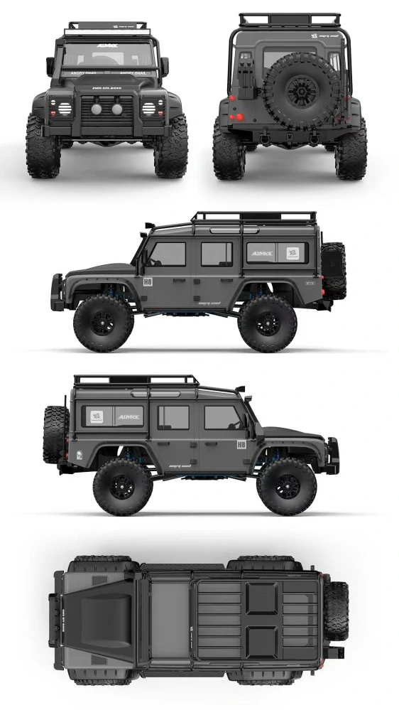 MJX H8H šedý 1:8