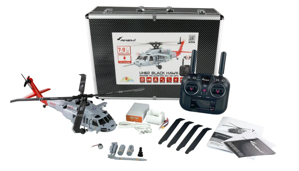 UH60 Black Hawk Marine CP Helicopter 6G/3D GPS RTF