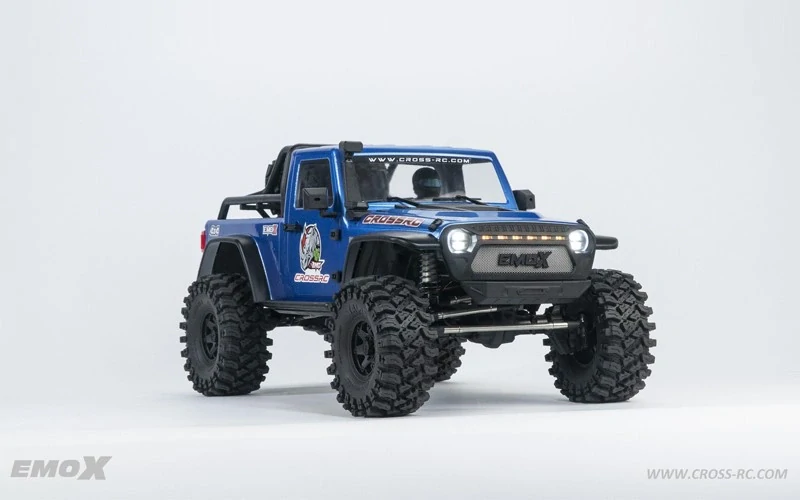 CROSS-RC Crawler EMO X1 2025, 4x4, 1:8, RTR, střídavý pohon, modrý