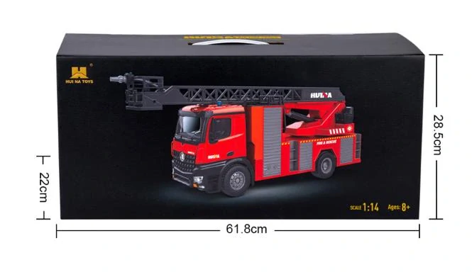 Hasičský vůz s otočným žebříkem, 1:14, 12kanálový Huina 1561