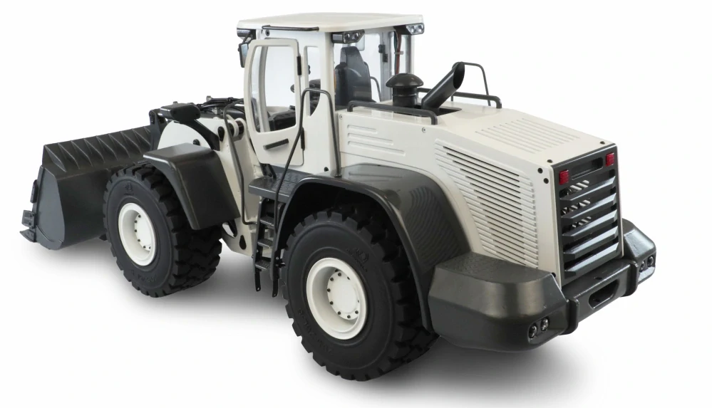 HYDRAULICKÝ KOLOVÝ NAKLADAČ G211H 1:14, KOVOVÝ RTR bilý