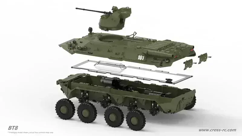 CROSS-RC kolový transportér Kit BT8 8x8