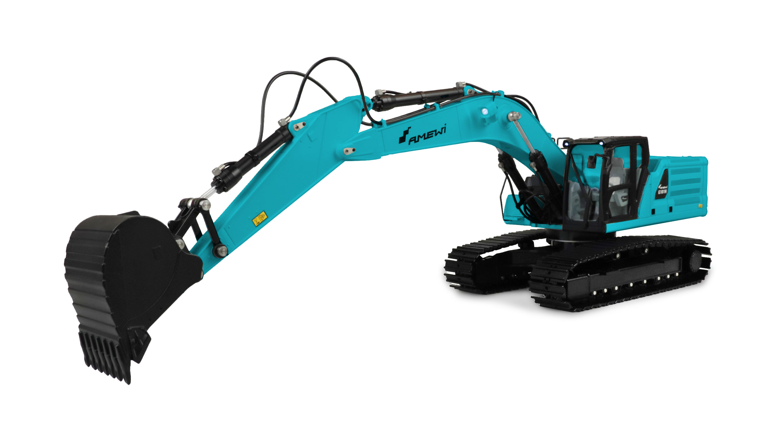 CELOKOVOVÉ HYDRAULICKÉ RYPADLO G101H 1:16 RTR, BENZÍN