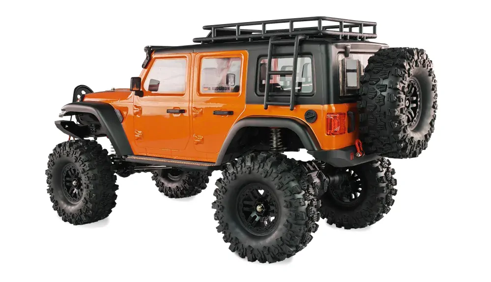 AMXROCK CROSSTRAIL CRAWLER 4WD 1:10 ARTR ORANŽOVO-METALICKÝ