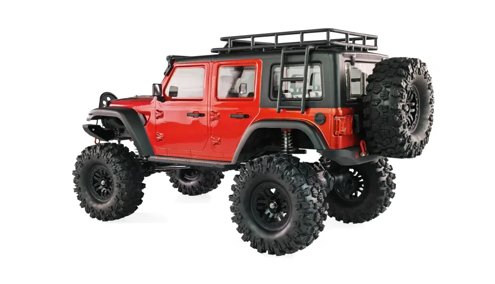 AMXROCK CROSSTRAIL CRAWLER 4WD 1:10 ARTR ČERVENO-METALICKÝ