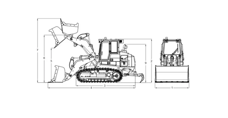 K963 Kabolite pásový nakladač hydraulika