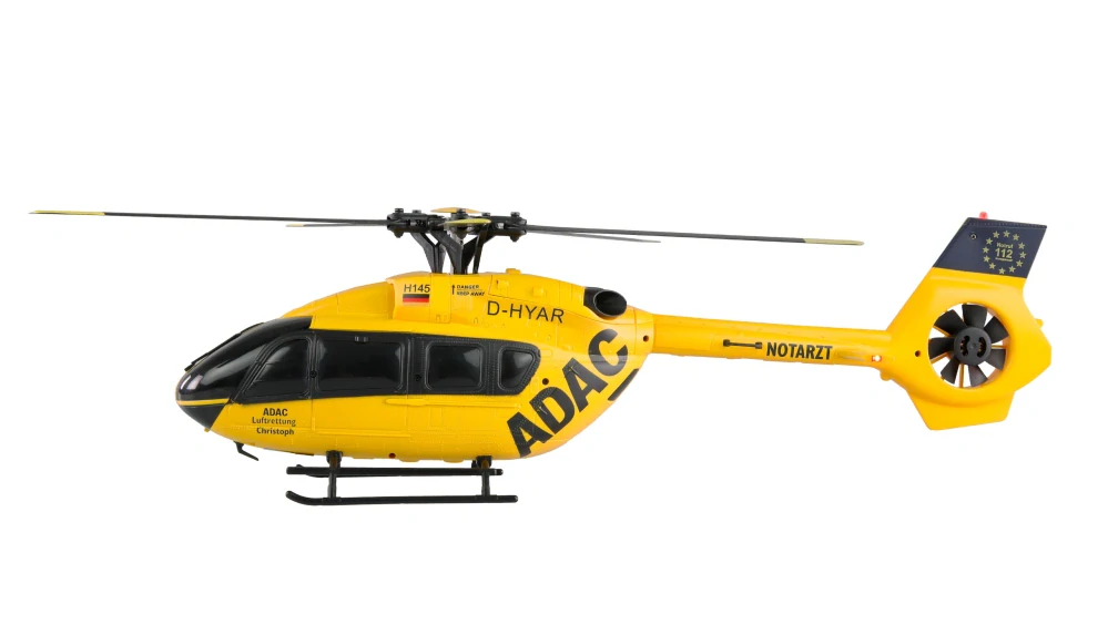 Bezkomutátorový vrtulník ADAC H145 6-kanálový 6G RTF