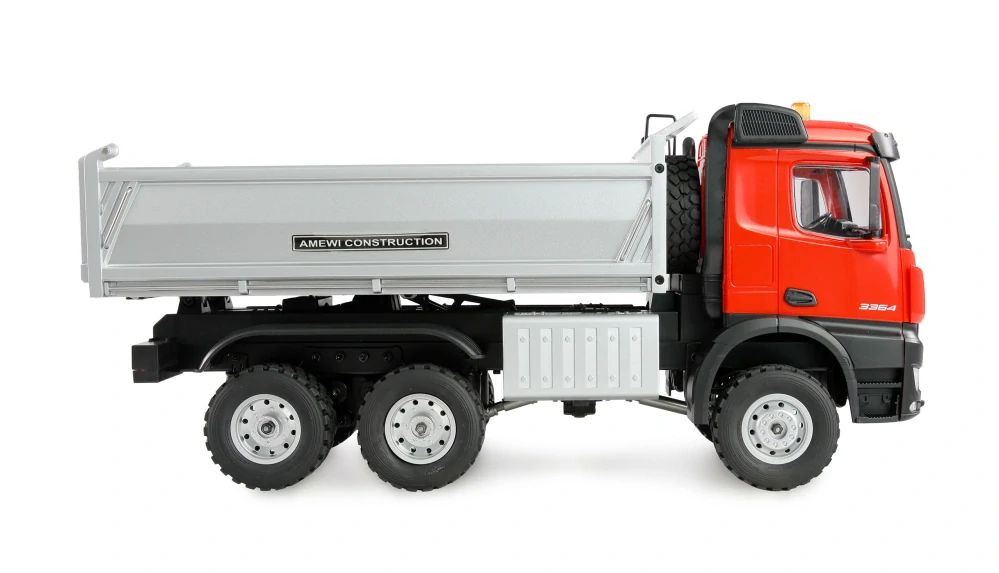 Mercedes-Benz Arocs Sklápěč 6x6 1:14 RTR červený