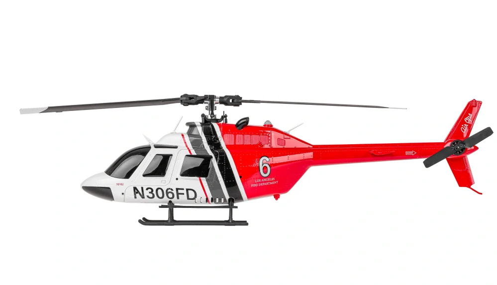 Bell 206 PRO bezkomutátorový CP vrtulník 6kanálový 6G RTF