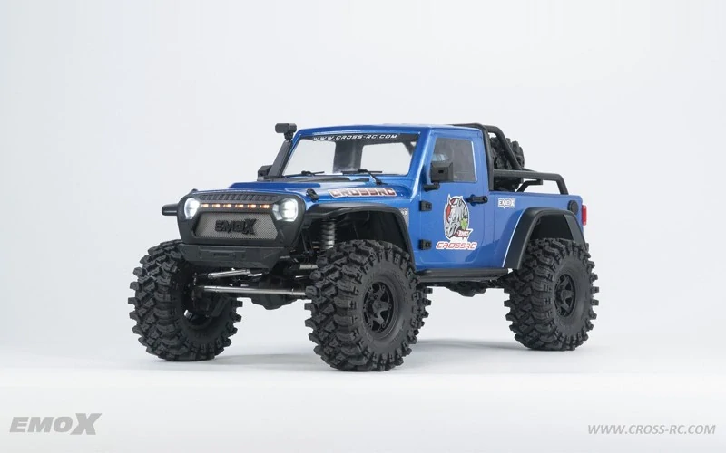 CROSS-RC Crawler EMO X1 2025, 4x4, 1:8, RTR, střídavý pohon, modrý