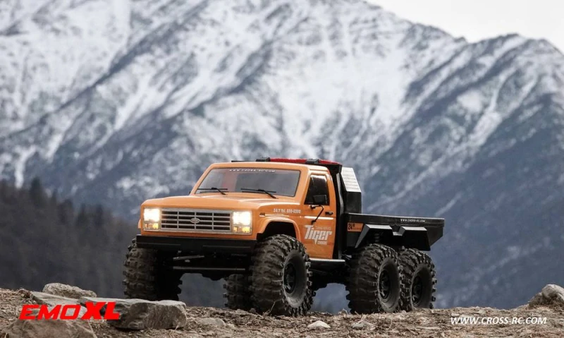 CROSS-​RC Crawler EMO XL 2025, 6x6, 1:8, RTR, střídavý pohon, žlutý