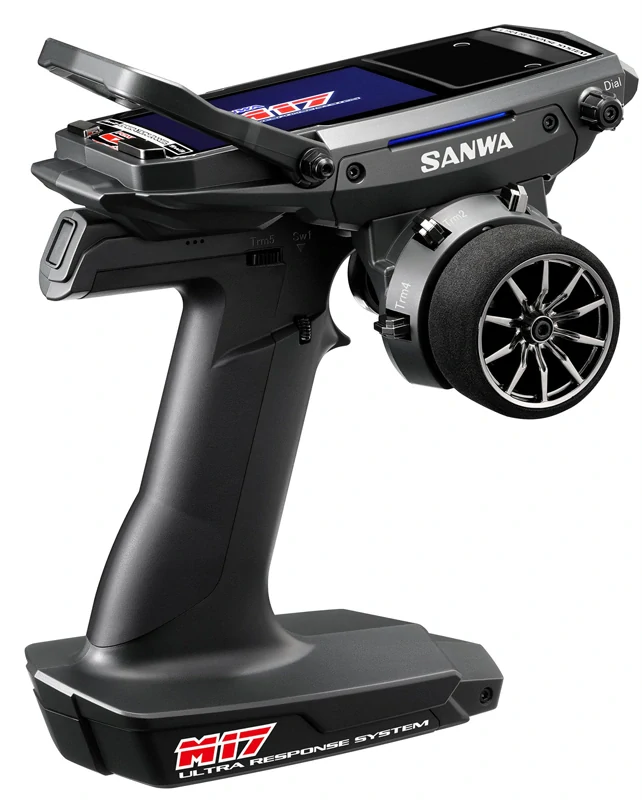 Vysílač SANWA M17 2,4 GHz FH5 + přijímač RX-493i