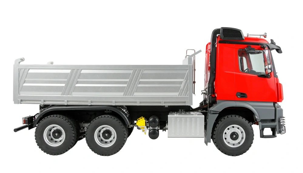 Mercedes-Benz Arocs sklápěč 6x6 1:14 RTR červený