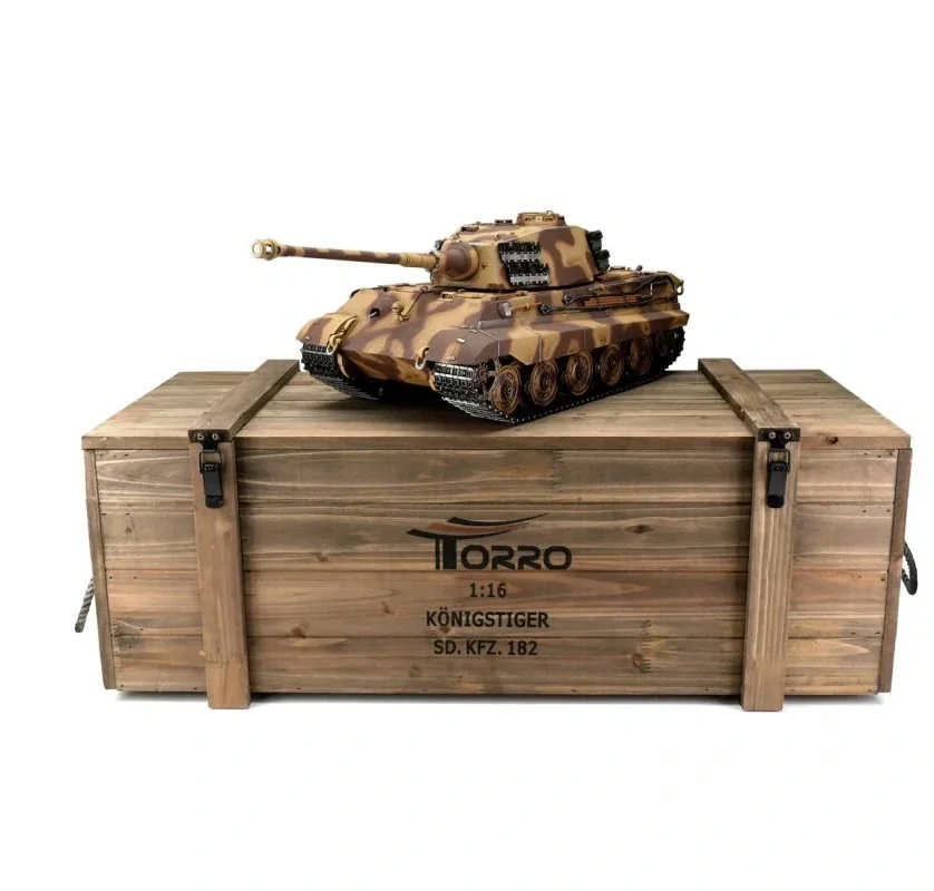 1/16 RC kamufláž King Tiger 1944 Eastern Front BB Smoke