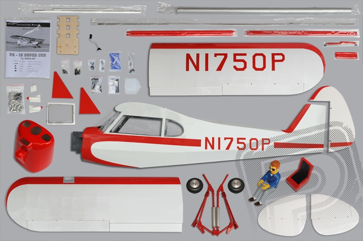 PA-18 Super Cub 2730mm 1:4 ARF