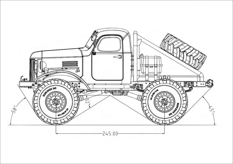 KingKong RC Crawler Truck Kit Q-157, 4x4, 1:12