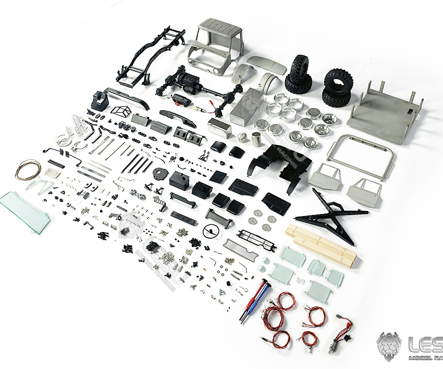 Stavebnice RC kamionu Lesu Unimog RAVE-​UM406, 1:10