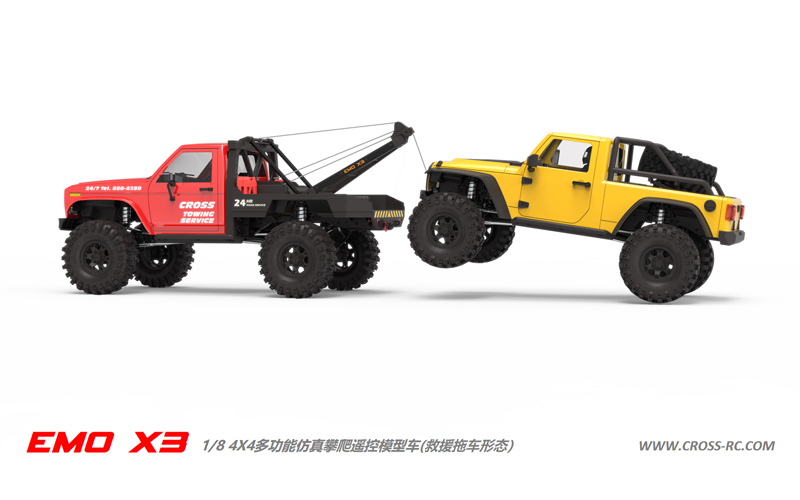 CROSS-​RC Crawler EMO X 3 4x4 1:8 RTR