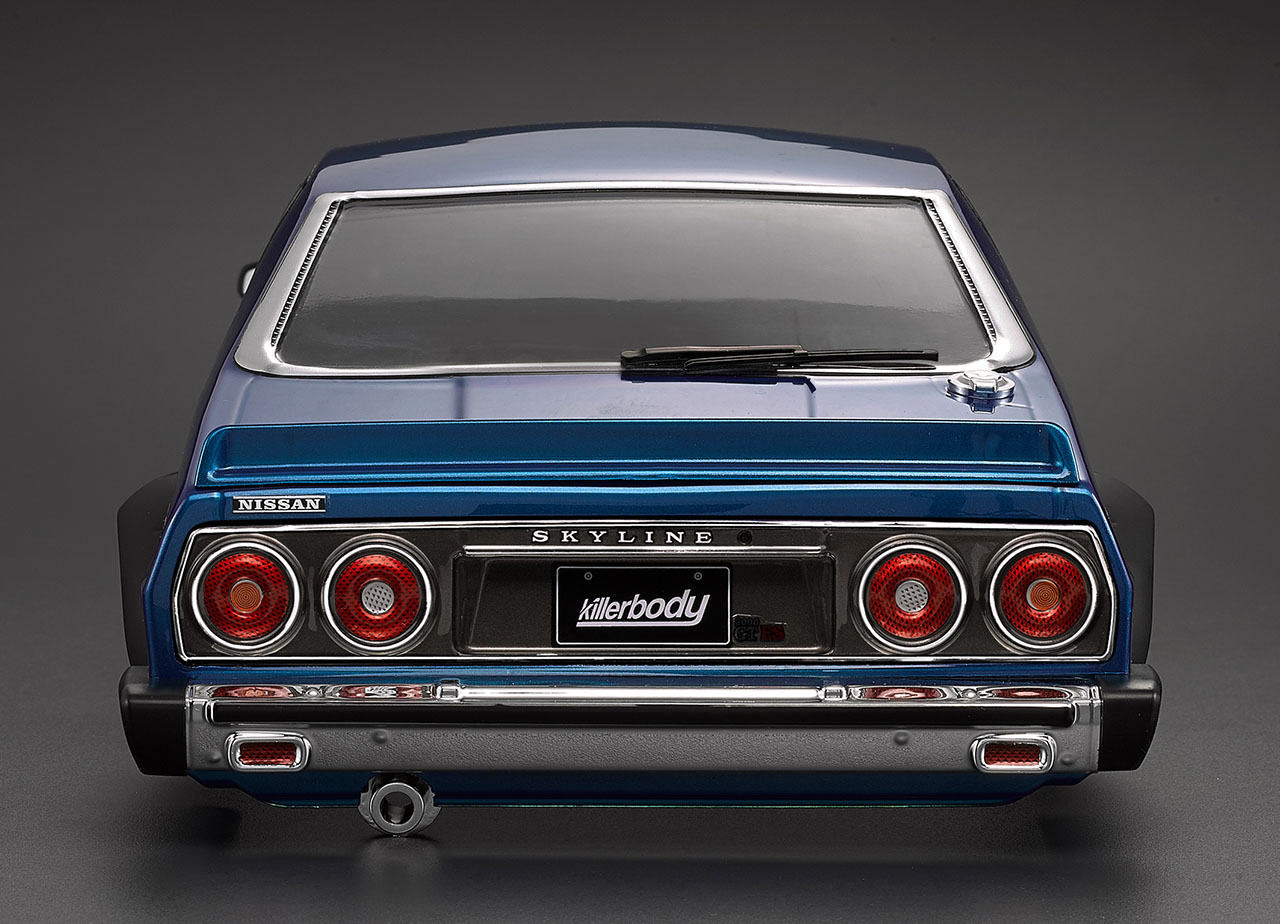 Nissan Skyline Hardtop 2000 (1977) karoserie lakovaná modrá 195mm