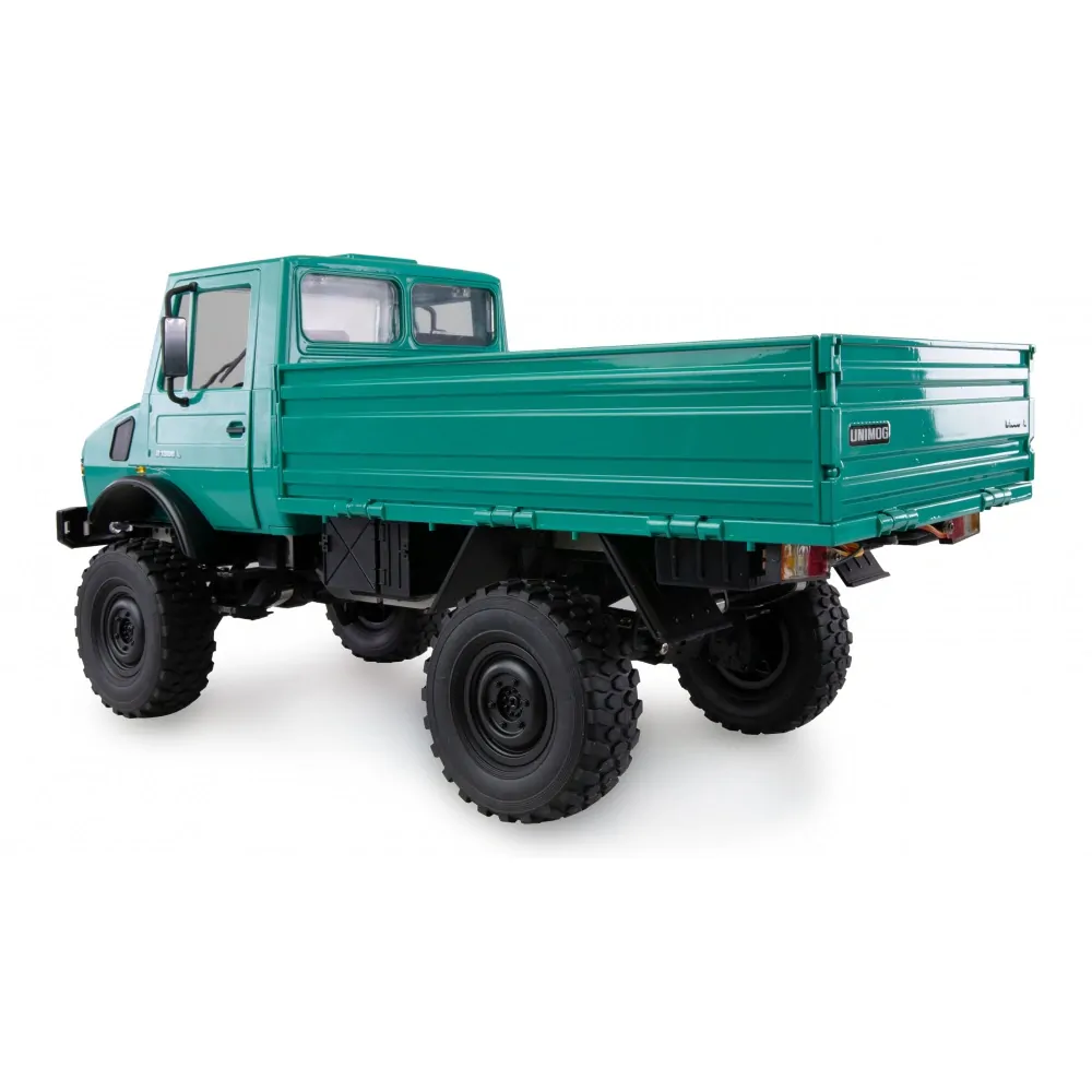 RC auto MB Unimog Advanced 1:12 petrolejový