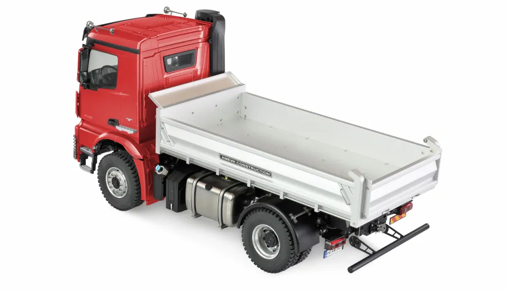 MERCEDES-BENZ AROCS HYDRAULICKÝ SKLÁPĚČ PRO 4X4 1:14 RTR ČERVENÝ