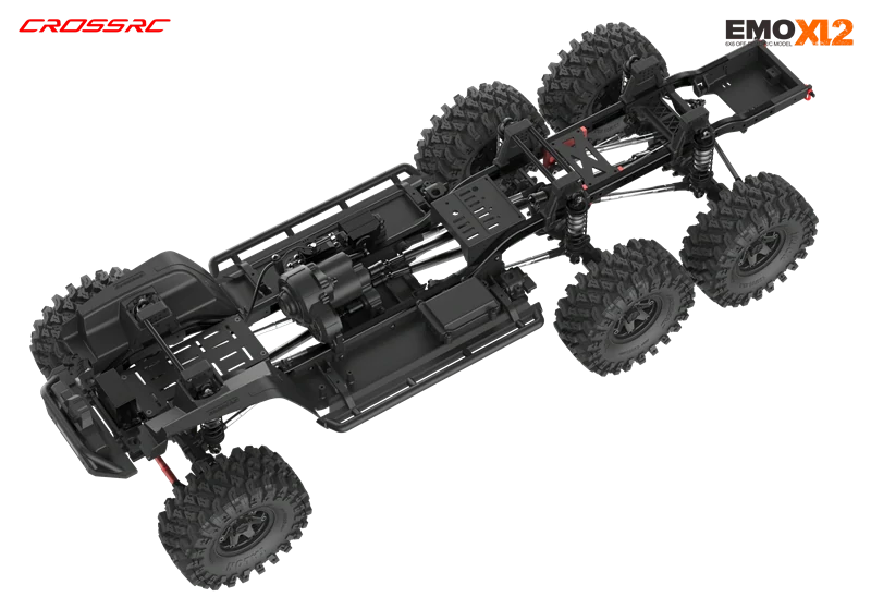 CROSS-​RC Crawler EMO XL2 2025, 6x6, 1:8, RTR, střídavý, žlutý