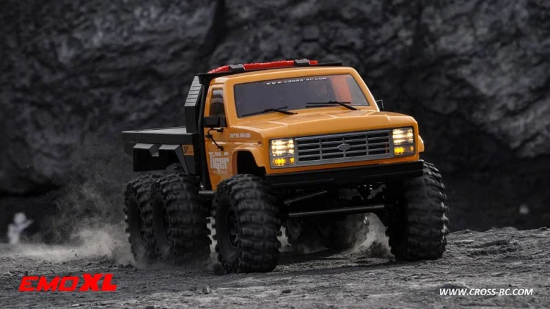CROSS-RC Crawler EMO XL2 2025, 6x6, 1:8, ARTR, žlutý