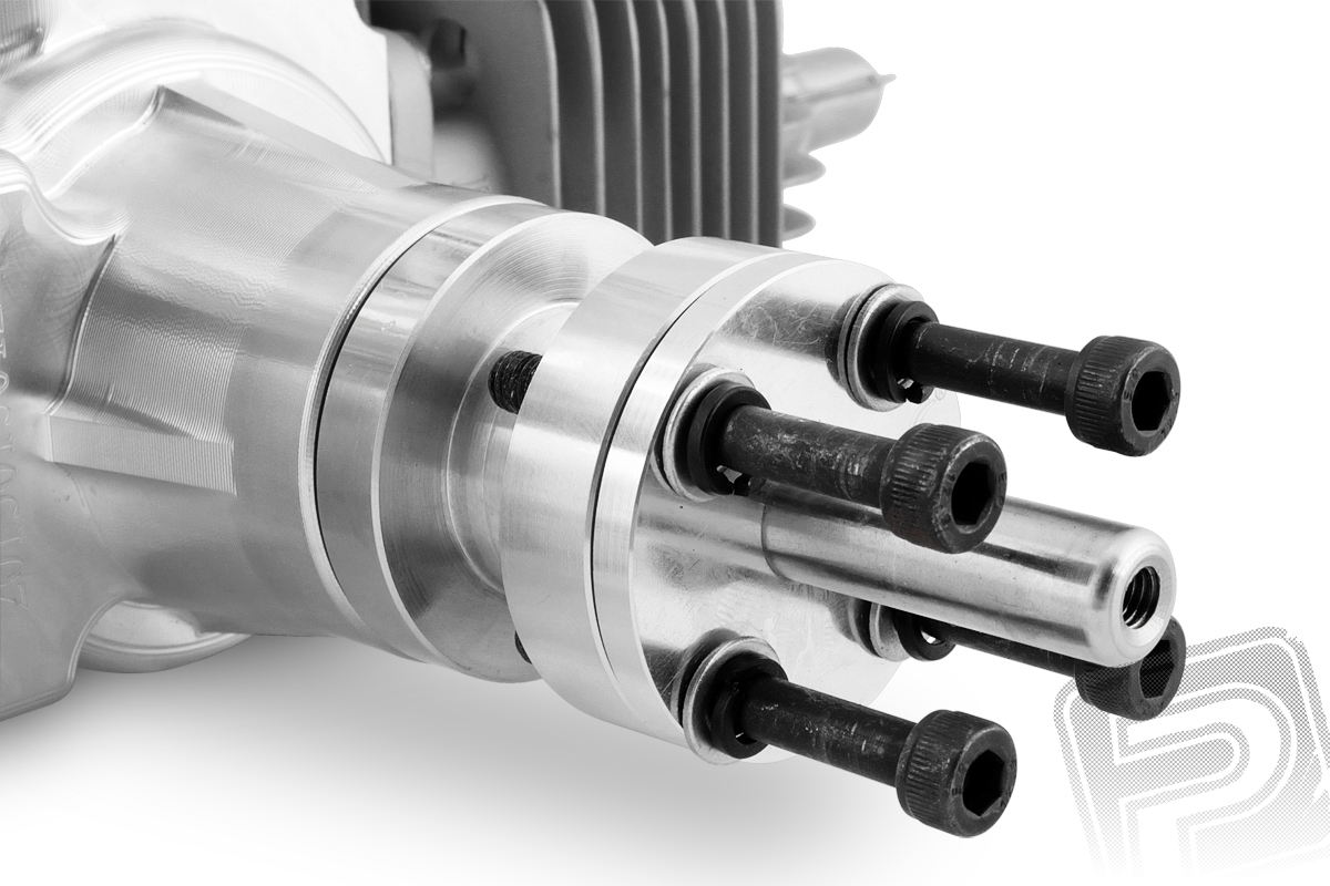 Motor DLA 64ccm (dvouválec) včetně tlumiče a příslušenství
