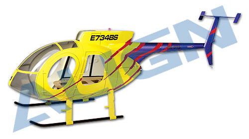 ALIGN - maketový trup Hughes 500E - T-REX 600 