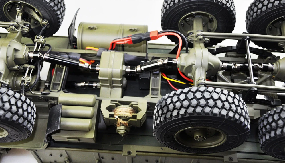 MilitaryTruck 1:12 RTR zelený 8x8